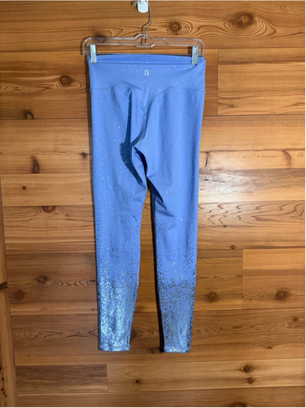 Buff Bunny rainwater blue periwinkle/silver dazzle high-rise leggings medium - Picture 3 of 8